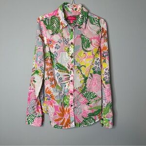 Lilly Pulitzer by Target Tropical Print Blouse
